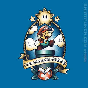 Shirts Magnets / 3"x3" / Sapphire Super Old School Gamer