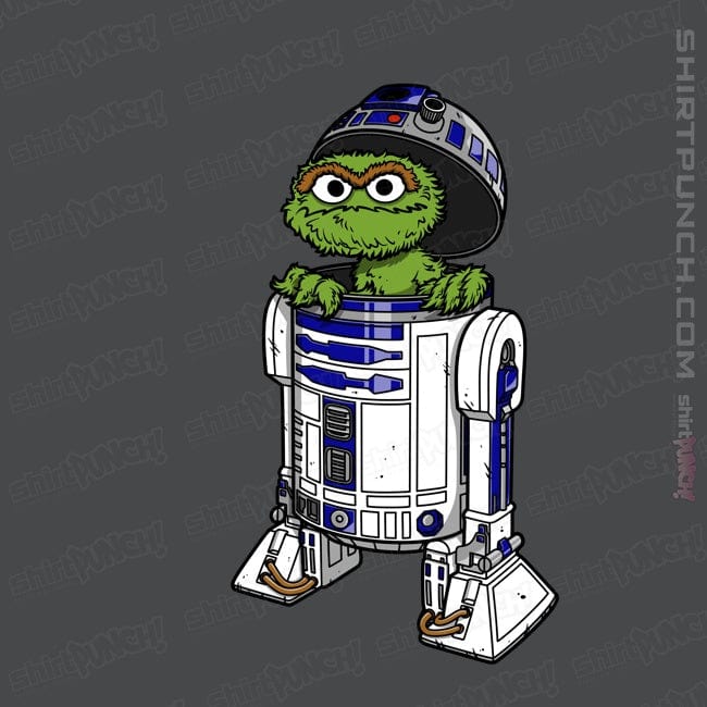 Daily_Deal_Shirts Magnets / 3"x3" / Charcoal Grouch2-D2
