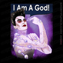 Load image into Gallery viewer, Daily_Deal_Shirts Magnets / 3&quot;x3&quot; / Black I Am A God!
