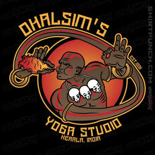 Load image into Gallery viewer, Daily_Deal_Shirts Magnets / 3&quot;x3&quot; / Black Dhalsim&#39;s Yoga Studio
