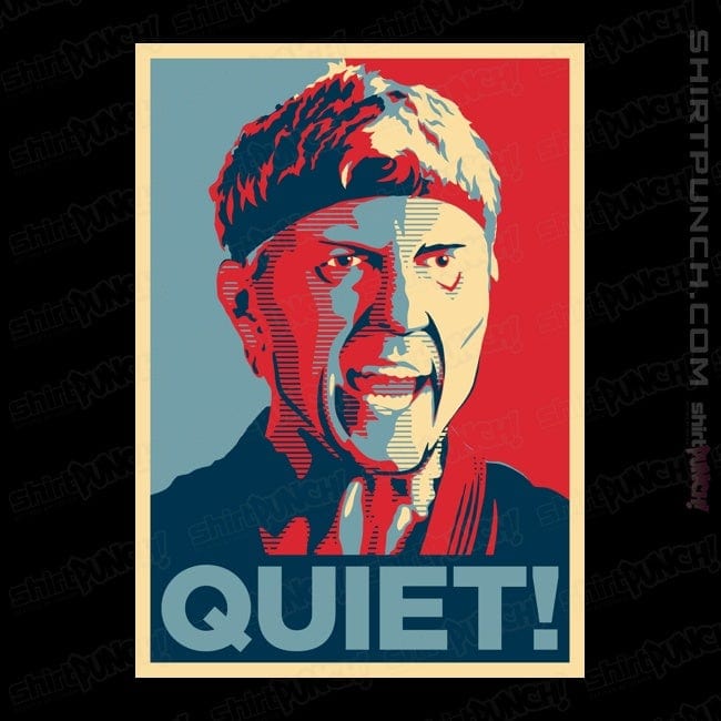 Daily_Deal_Shirts Magnets / 3"x3" / Black Quiet!