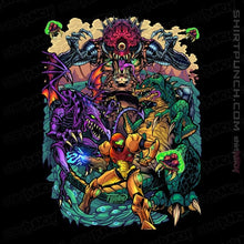 Load image into Gallery viewer, Daily_Deal_Shirts Magnets / 3&quot;x3&quot; / Black Metroid Tribute
