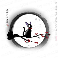 Load image into Gallery viewer, Shirts Magnets / 3&quot;x3&quot; / White Jiji Under The Moon

