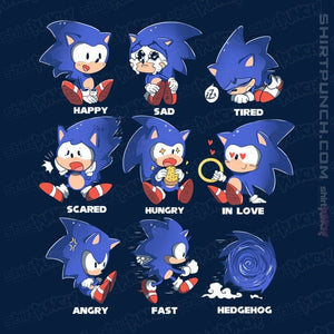Secret_Shirts Magnets / 3"x3" / Navy Hedgehog!
