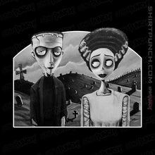 Load image into Gallery viewer, Shirts Magnets / 3&quot;x3&quot; / Black Corpse Bride Of Frankenstein
