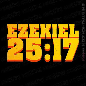 Secret_Shirts Magnets / 3"x3" / Black Ezekiel 25:17