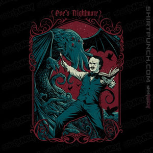 Secret_Shirts Magnets / 3"x3" / Black Poe's Nightmare