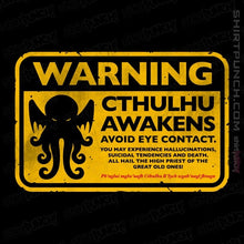 Load image into Gallery viewer, Daily_Deal_Shirts Magnets / 3&quot;x3&quot; / Black Cthulhu Warning
