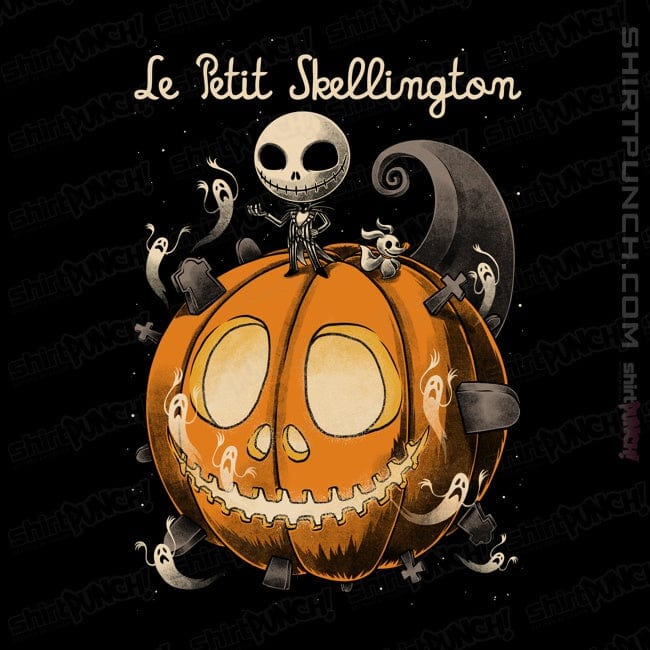 Daily_Deal_Shirts Magnets / 3"x3" / Black Le Petit Skellington