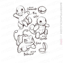 Load image into Gallery viewer, Shirts Magnets / 3&quot;x3&quot; / White Childhood Sketch
