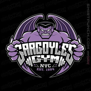 Daily_Deal_Shirts Magnets / 3"x3" / Black Gargoyle's Gym