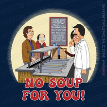 Load image into Gallery viewer, Daily_Deal_Shirts Magnets / 3&quot;x3&quot; / Navy Seinfeld&#39;s Soup
