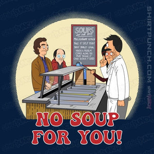 Daily_Deal_Shirts Magnets / 3"x3" / Navy Seinfeld's Soup