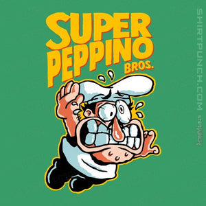 Daily_Deal_Shirts Magnets / 3"x3" / Irish Green Super Peppino Bros.