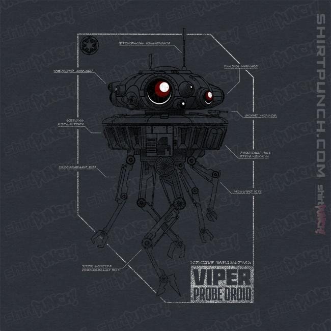 Shirts Magnets / 3"x3" / Dark Heather Probe Droid
