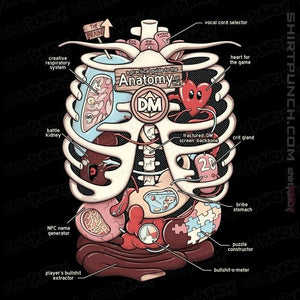 Shirts Magnets / 3"x3" / Black Anatomy Of A DM