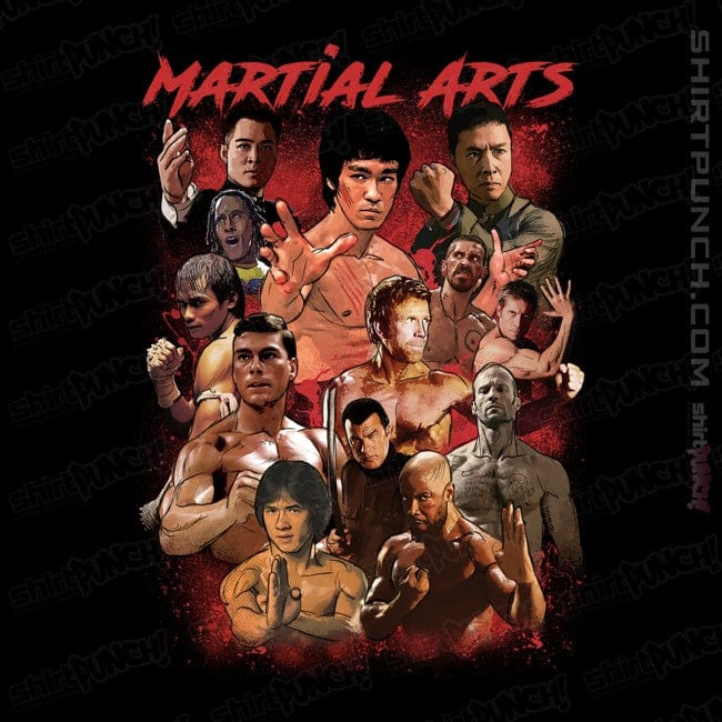 Secret_Shirts Magnets / 3"x3" / Black Martial Arts