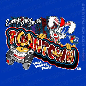 Daily_Deal_Shirts Magnets / 3"x3" / Royal Blue Every Joe Loves Toontown