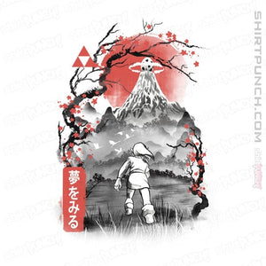 Daily_Deal_Shirts Magnets / 3"x3" / White Sumie Awakening
