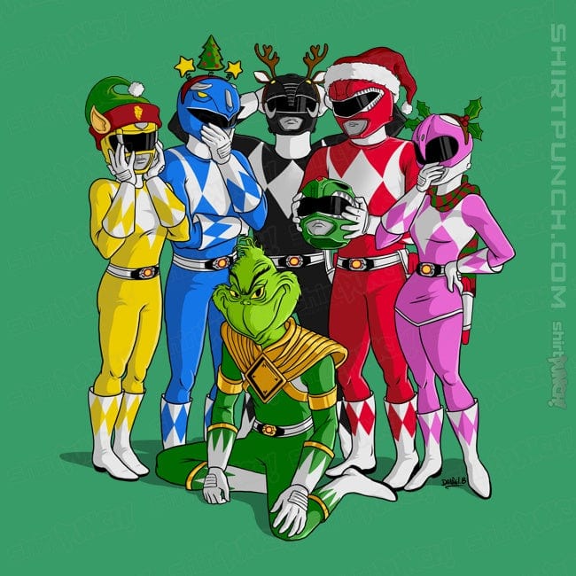 Secret_Shirts Magnets / 3"x3" / Irish Green Grinch Ranger!