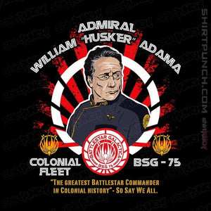 Shirts Magnets / 3"x3" / Black William Adama