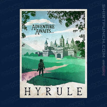 Load image into Gallery viewer, Shirts Magnets / 3&quot;x3&quot; / Navy Visit Hyrule
