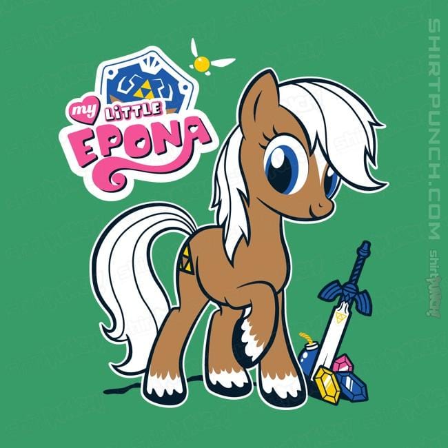 Shirts Magnets / 3"x3" / Irish Green My Little Epona