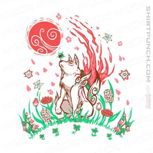 Load image into Gallery viewer, Secret_Shirts Magnets / 3&quot;x3&quot; / White Wolf Blossoming Breeze
