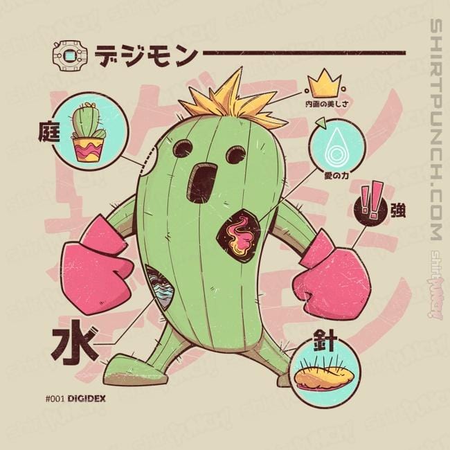 Shirts Magnets / 3"x3" / Natural Togemon