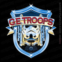 Load image into Gallery viewer, Daily_Deal_Shirts Magnets / 3&quot;x3&quot; / Black G.E. Troops
