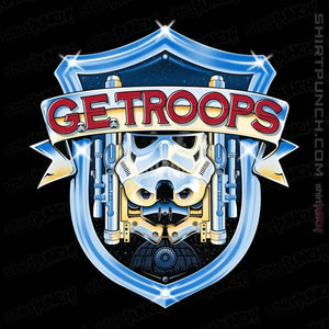 Daily_Deal_Shirts Magnets / 3"x3" / Black G.E. Troops