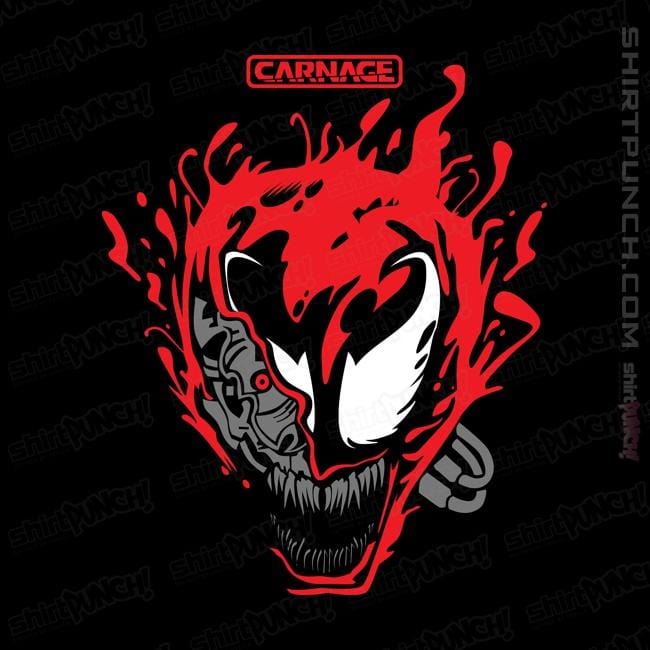 Shirts Magnets / 3"x3" / Black Cyber Carnage