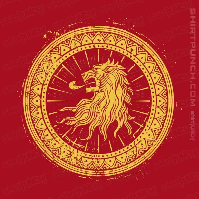 Shirts Magnets / 3"x3" / Red Seal Of Lions