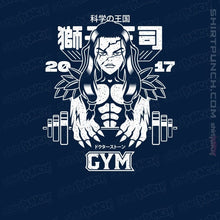 Load image into Gallery viewer, Shirts Magnets / 3&quot;x3&quot; / Navy Tsukasa Stone Fitness
