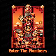 Load image into Gallery viewer, Daily_Deal_Shirts Magnets / 3&quot;x3&quot; / Black Enter The Plumbers
