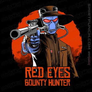Daily_Deal_Shirts Magnets / 3"x3" / Black Red Eyes Bounty Hunter