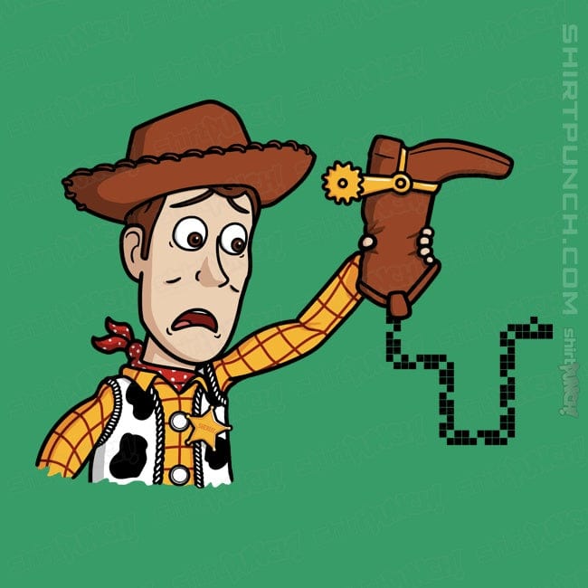 Secret_Shirts Magnets / 3"x3" / Irish Green Snake In My Boot