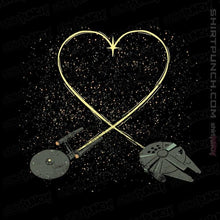 Load image into Gallery viewer, Shirts Magnets / 3&quot;x3&quot; / Black Wars Love

