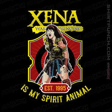 Load image into Gallery viewer, Shirts Magnets / 3&quot;x3&quot; / Black Xena Warrior Spirit Animal
