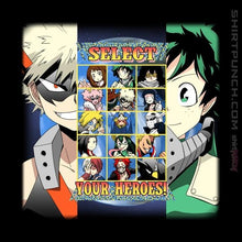 Load image into Gallery viewer, Shirts Magnets / 3&quot;x3&quot; / Black Hero Select
