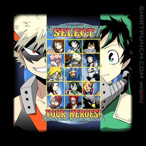 Shirts Magnets / 3"x3" / Black Hero Select