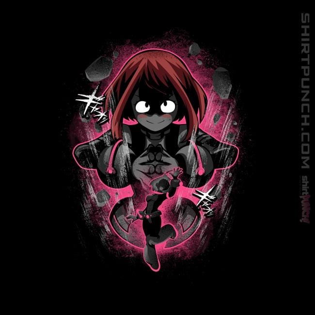 Shirts Magnets / 3"x3" / Black Uravity Hero