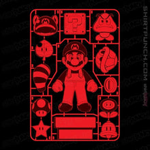 Load image into Gallery viewer, Daily_Deal_Shirts Magnets / 3&quot;x3&quot; / Black Mario Model Sprue
