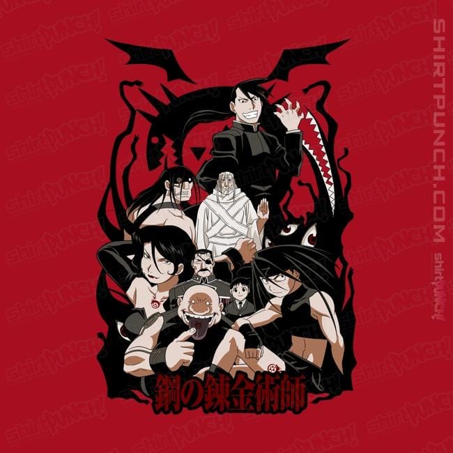 Secret_Shirts Magnets / 3"x3" / Red Homunculus
