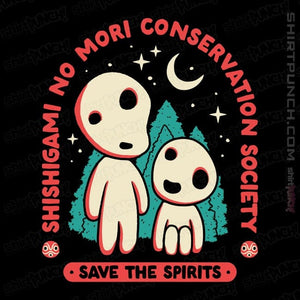Daily_Deal_Shirts Magnets / 3"x3" / Black Save The Spirits