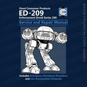 Secret_Shirts Magnets / 3"x3" / Navy ED209 Service And Repair Manual