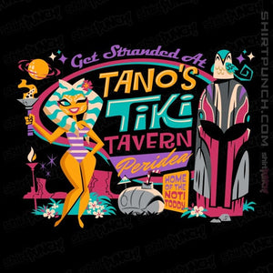 Daily_Deal_Shirts Magnets / 3"x3" / Black Tano's Tiki Tavern
