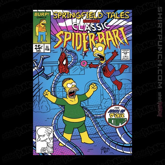 Secret_Shirts Magnets / 3"x3" / Black Spider Bart V Dohc Ock