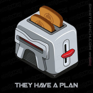 Daily_Deal_Shirts Magnets / 3"x3" / Black Frakking Toaster