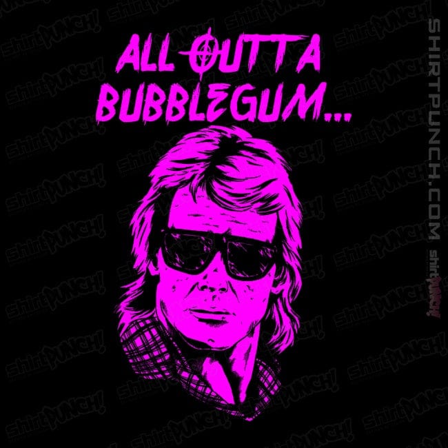 Shirts Magnets / 3"x3" / Black All Outta Bubblegum